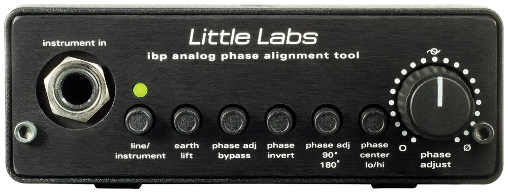 The Little Labs IBP analog phase alignment tool, front panel